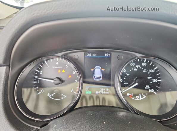 5N1AT2MT9JC748723 2018 NISSAN ROGUE Черный Вид щитка приборов