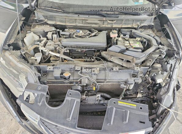 5N1AT2MT9JC748723 2018 NISSAN ROGUE Черный Вид подкапотного пространства