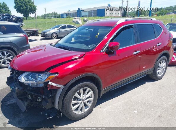 5N1AT2MT9JC852810 2018 NISSAN ROGUE Красный Передняя левая четверть