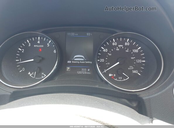 5N1AT2MT9KC716193 2019 NISSAN ROGUE Black Widok tylnych siedzeń