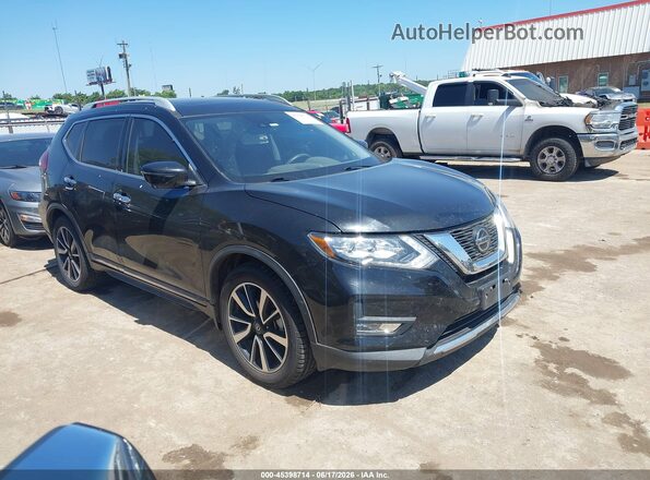5N1AT2MT9KC716193 2019 NISSAN ROGUE Black Widok wnętrza z tyłu