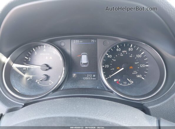 5N1AT2MT9KC828251 2019 NISSAN ROGUE Black უკანა სავარძლების ხედი