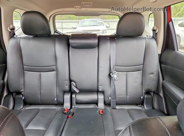 5N1AT2MT9LC707348 2020 NISSAN ROGUE Red უკანა სავარძლების ხედი