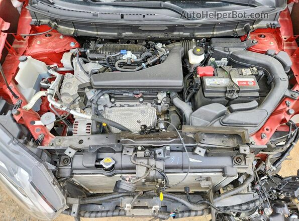5N1AT2MT9LC707348 2020 NISSAN ROGUE Red ძრავის განყოფილების ხედი