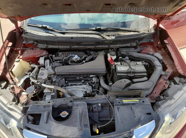 5N1AT2MT9LC726630 2020 NISSAN ROGUE Red Widok wnętrza z tyłu