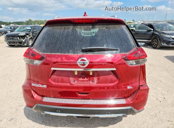 5N1AT2MT9LC726630 2020 NISSAN ROGUE Red Widok z tyłu