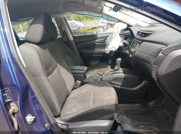 5N1AT2MT9LC817266 2020 NISSAN ROGUE Blue Widok wnętrza z przodu