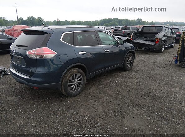 5N1AT2MTXGC742972 2016 NISSAN ROGUE Blue უკანა მარჯვენა