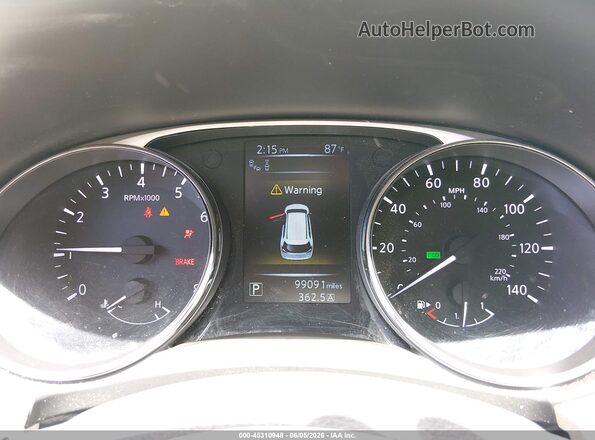 5N1AT2MTXGC759643 2016 NISSAN ROGUE White Հետևի նստատեղերի տեսք