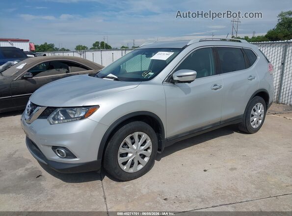 5N1AT2MTXGC783036 2016 NISSAN ROGUE Silver Передня ліва чверть