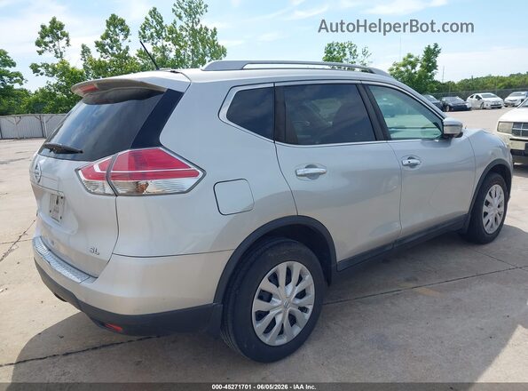 5N1AT2MTXGC783036 2016 NISSAN ROGUE Silver Задня права чверть