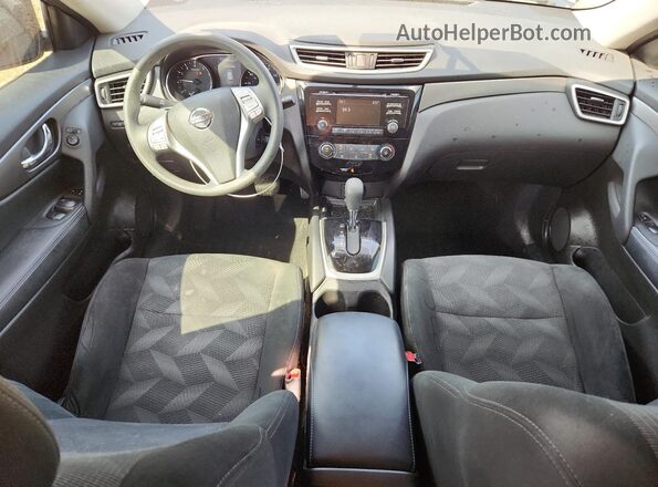 5N1AT2MTXGC829769 2016 NISSAN ROGUE Gray Dashboard view