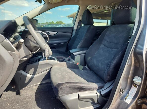 5N1AT2MTXGC829769 2016 NISSAN ROGUE Gray Front interior view