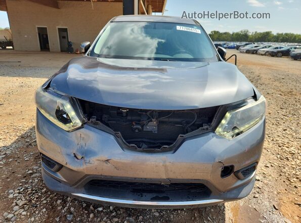 5N1AT2MTXGC829769 2016 NISSAN ROGUE Gray Front view