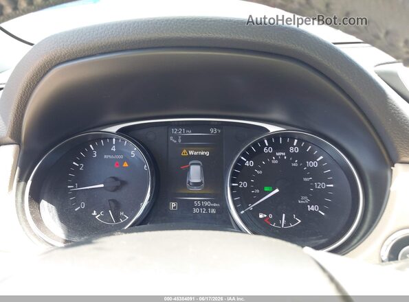 5N1AT2MTXGC848306 2016 NISSAN ROGUE Красный Вид задних сидений