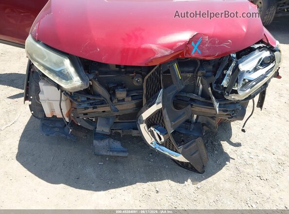 5N1AT2MTXGC848306 2016 NISSAN ROGUE Красный Вид спереди