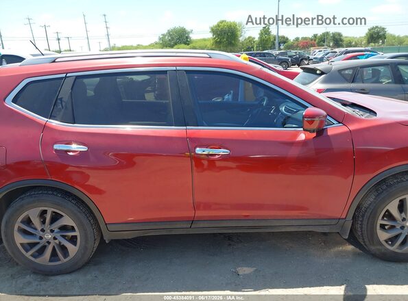 5N1AT2MTXGC848306 2016 NISSAN ROGUE Красный Панорамный вид салона 360°
