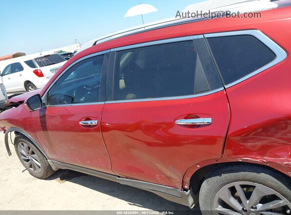 5N1AT2MTXGC848306 2016 NISSAN ROGUE Красный 