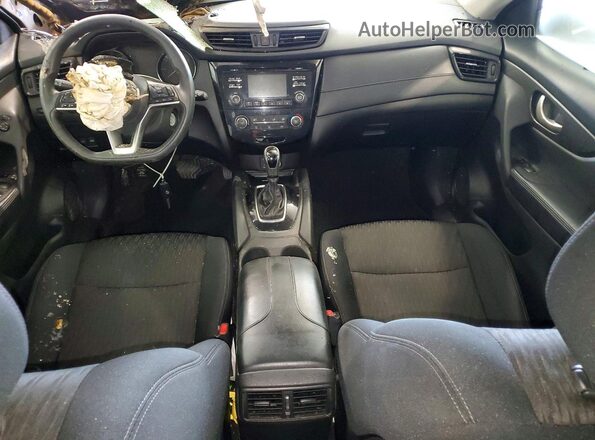 5N1AT2MTXHC746036 2017 NISSAN ROGUE Blue Dashboard view