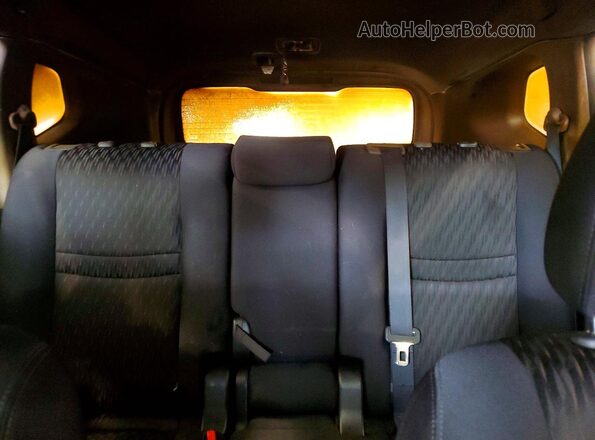 5N1AT2MTXHC746036 2017 NISSAN ROGUE Blue Rear seats view
