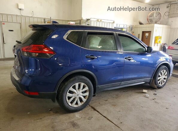 5N1AT2MTXHC746036 2017 NISSAN ROGUE Blue Rear right