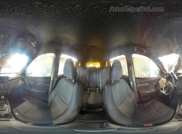 5N1AT2MTXHC746036 2017 NISSAN ROGUE Blue 360 interior view