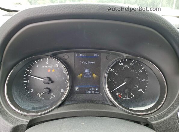 5N1AT2MTXJC804488 2018 NISSAN ROGUE White Widok zestawu wskaźników