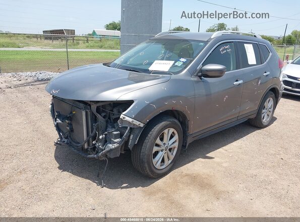 5N1AT2MTXJC840634 2018 NISSAN ROGUE Gray Առջևի ձախ երեք քառորդ տեսարան