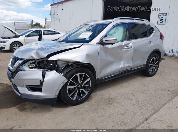 5N1AT2MTXKC742544 2019 NISSAN ROGUE Silver წინა მარცხენა ხედი სამი მეოთხედიდან