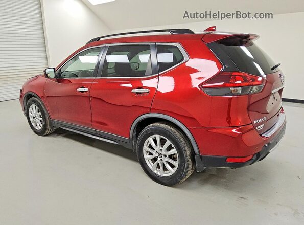 5N1AT2MTXLC754176 2020 NISSAN ROGUE Burgundy Задня ліва чверть