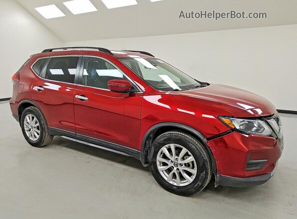 5N1AT2MTXLC754176 2020 NISSAN ROGUE Burgundy Передня права чверть