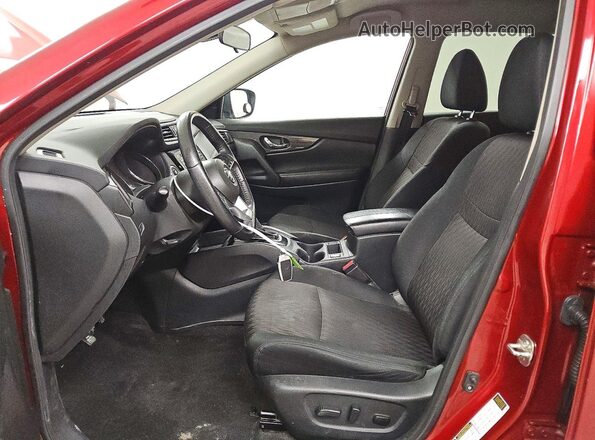 5N1AT2MTXLC754176 2020 NISSAN ROGUE Burgundy Вид салону спереду