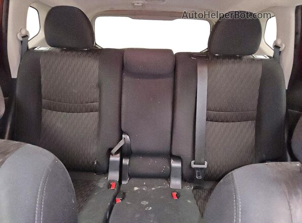 5N1AT2MTXLC754176 2020 NISSAN ROGUE Burgundy Вид задніх сидінь