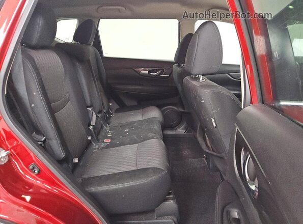 5N1AT2MTXLC754176 2020 NISSAN ROGUE Burgundy Вид задньої частини салону
