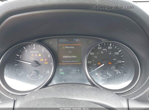 5N1AT2MTXLC775674 2020 NISSAN ROGUE Dark Blue Widok tylnych siedzeń