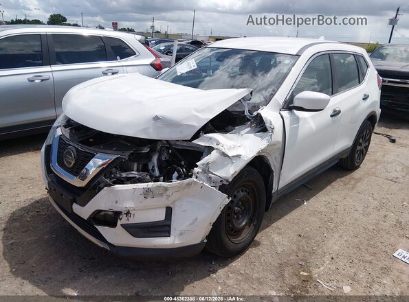 5N1AT2MTXLC808057 2020 NISSAN ROGUE White წინა მარცხენა ხედი სამი მეოთხედიდან