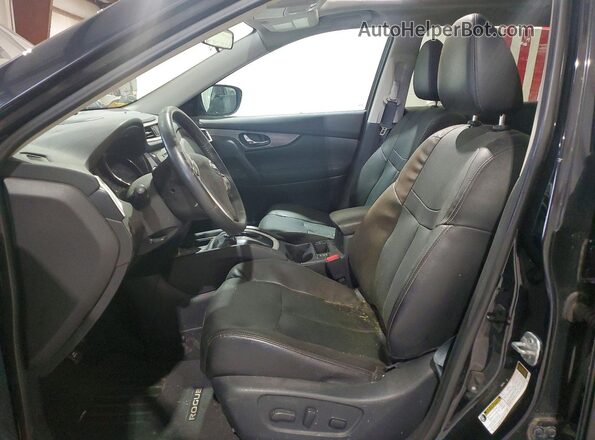 5N1AT2MV0GC743405 2016 NISSAN ROGUE Black Front interior view