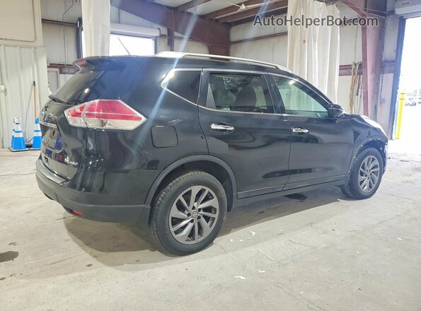 5N1AT2MV0GC743405 2016 NISSAN ROGUE Black Rear right