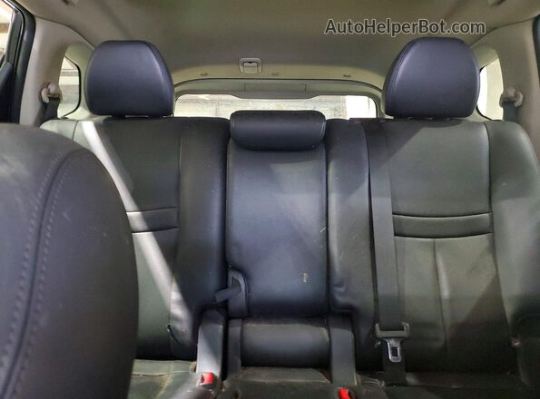 5N1AT2MV0GC743405 2016 NISSAN ROGUE Black Rear seats view