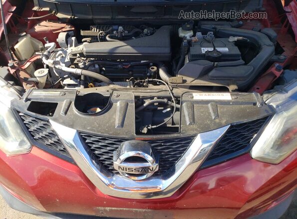 5N1AT2MV0GC747468 2016 NISSAN ROGUE Red 
