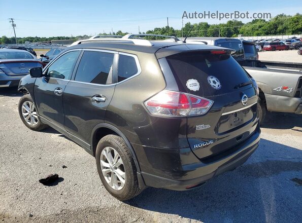 5N1AT2MV0GC756736 2016 NISSAN ROGUE Black Հետևի ձախ