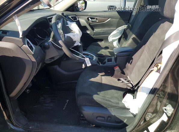 5N1AT2MV0GC756736 2016 NISSAN ROGUE Black Սալոնի դիմացի տեսք