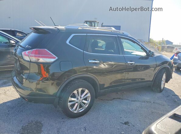 5N1AT2MV0GC756736 2016 NISSAN ROGUE Black Հետևի աջ