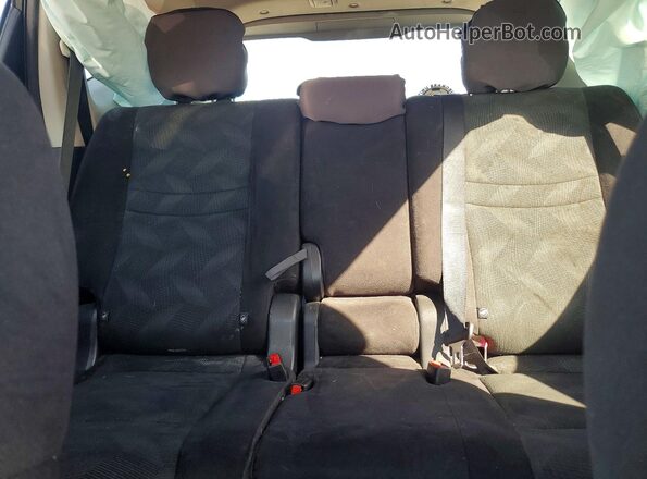 5N1AT2MV0GC756736 2016 NISSAN ROGUE Black Հետևի նստատեղերի տեսք