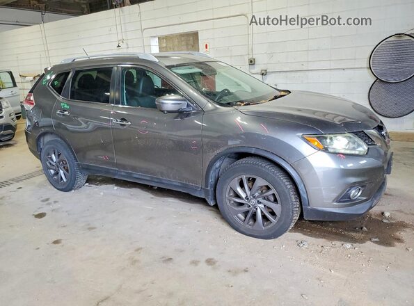 5N1AT2MV0GC801853 2016 NISSAN ROGUE Gray Առջևի աջ