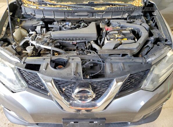5N1AT2MV0GC801853 2016 NISSAN ROGUE Gray Շարժիչի բաժամունքի տեսք