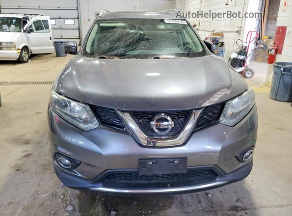 5N1AT2MV0GC801853 2016 NISSAN ROGUE Gray Դիմացի տեսք
