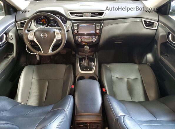5N1AT2MV0GC801853 2016 NISSAN ROGUE Gray Առջևի վահանակի տեսք