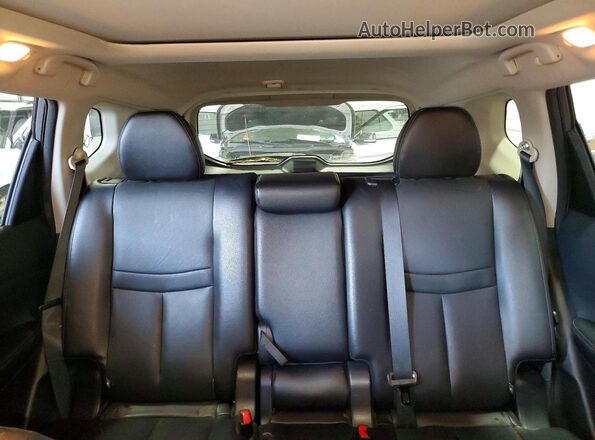5N1AT2MV0GC801853 2016 NISSAN ROGUE Gray Հետևի նստատեղերի տեսք