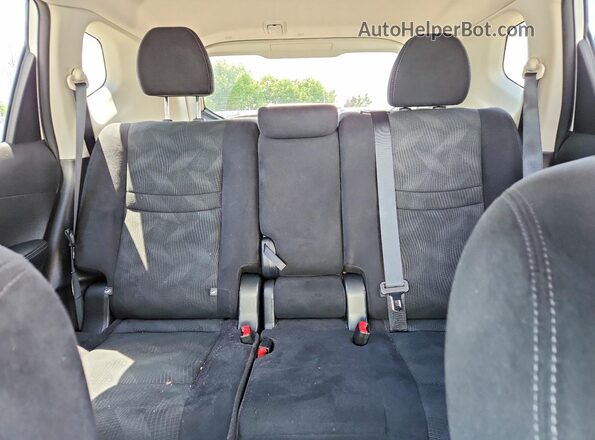 5N1AT2MV0GC802260 2016 NISSAN ROGUE White უკანა სავარძლების ხედი